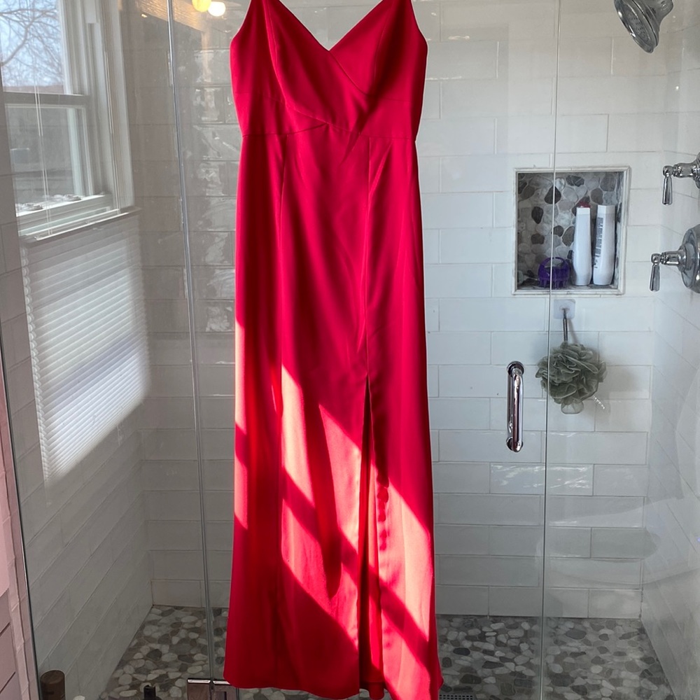 Beautiful new red prom dress